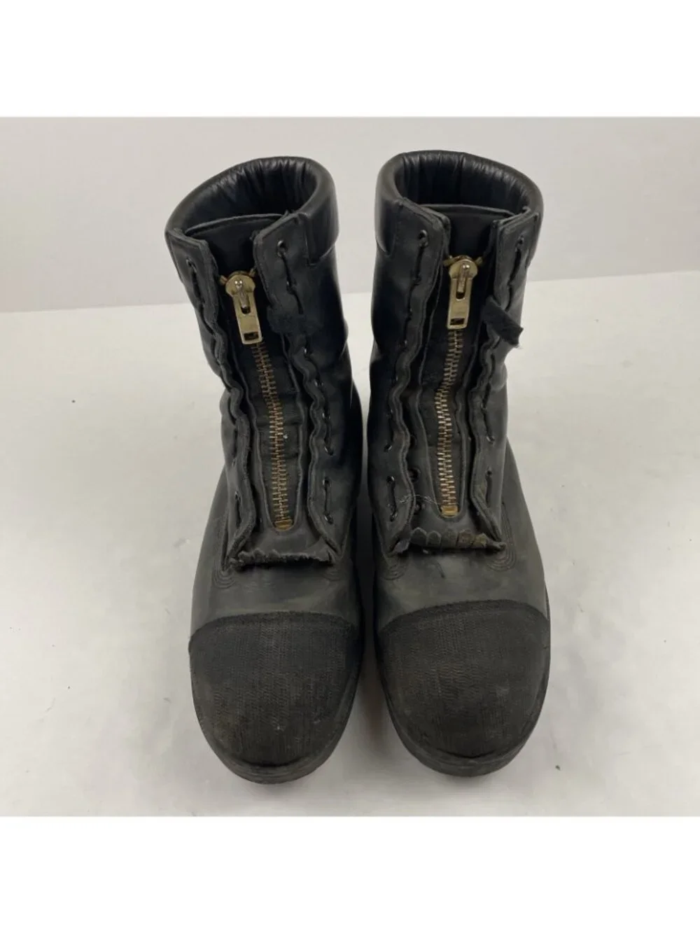 Black Diamond NFPA Steel Toe Firefighter Boots Mens 12 XW Front Zip Crosstech
